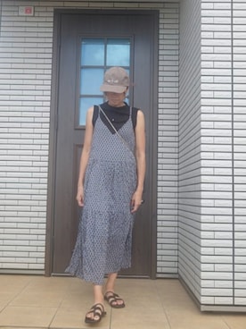 「アイテム（ワンピース/ドレス）」を使った、miki021612さん（レディース・160cm・40代）の夏コーディネート