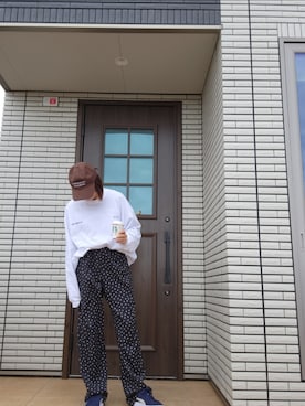 「アイテム（帽子）」を使った、miki021612さん（レディース・160cm・40代）の春コーディネート