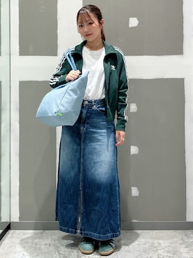「トートバック」｜「アイテム（ジャケット/アウター）」を使った、KTさん（レディース・155cm）の秋コーディネート