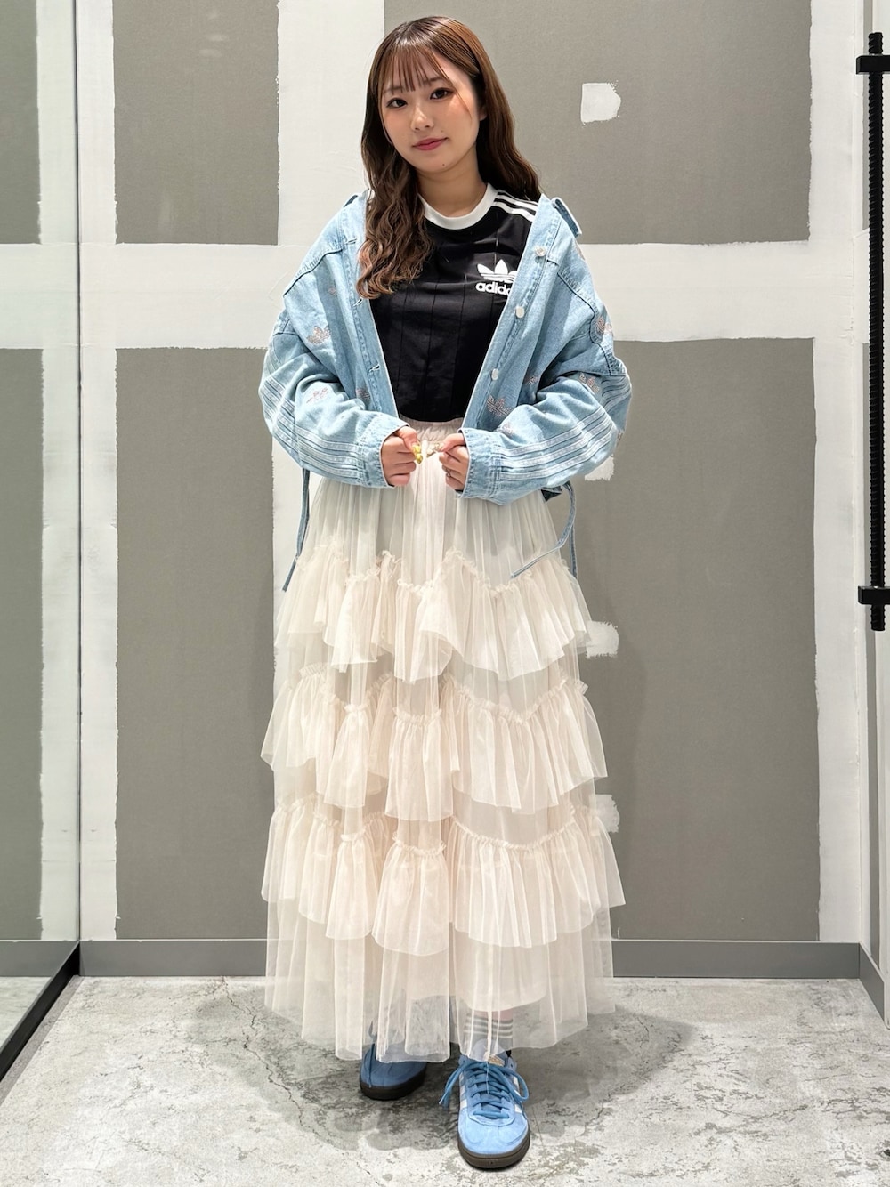 デニム ラインストーン ジャケット、ハンドボール スペツィアル