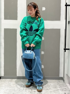 「70s」｜「アイテム（パンツ）」を使った、KTさん（レディース・155cm）の秋コーディネート