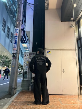 「AVIREX（アヴィレックス）のアイテム（ジャケット/アウター）」を使った、HARUKIさん（メンズ・166cm）の冬コーディネート