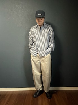 「MONKEY TIME（モンキータイム）のアイテム（その他パンツ）」を使った、ようさん（メンズ・170cm）の春コーディネート