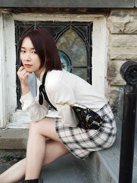 「ANN TAYLOR（アンテイラー）のアイテム」を使った、MATAKI🐰 さん（レディース・160cm）の秋コーディネート