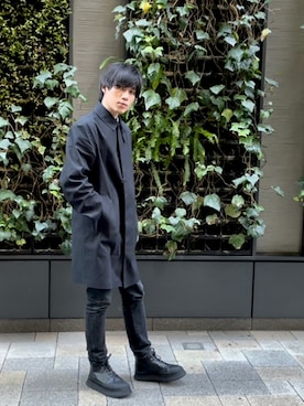 「Saint Laurent（サンローラン）のアイテム（ジャケット/アウター）」を使った、TATSUKI YouTuber  さん（メンズ・177cm）の秋コーディネート