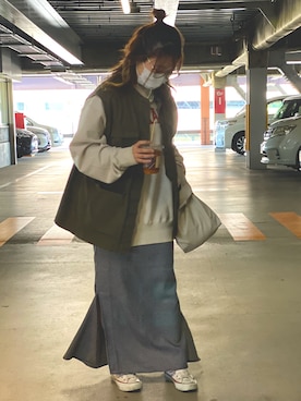 茉由さん（レディース・153cm）の秋コーディネート