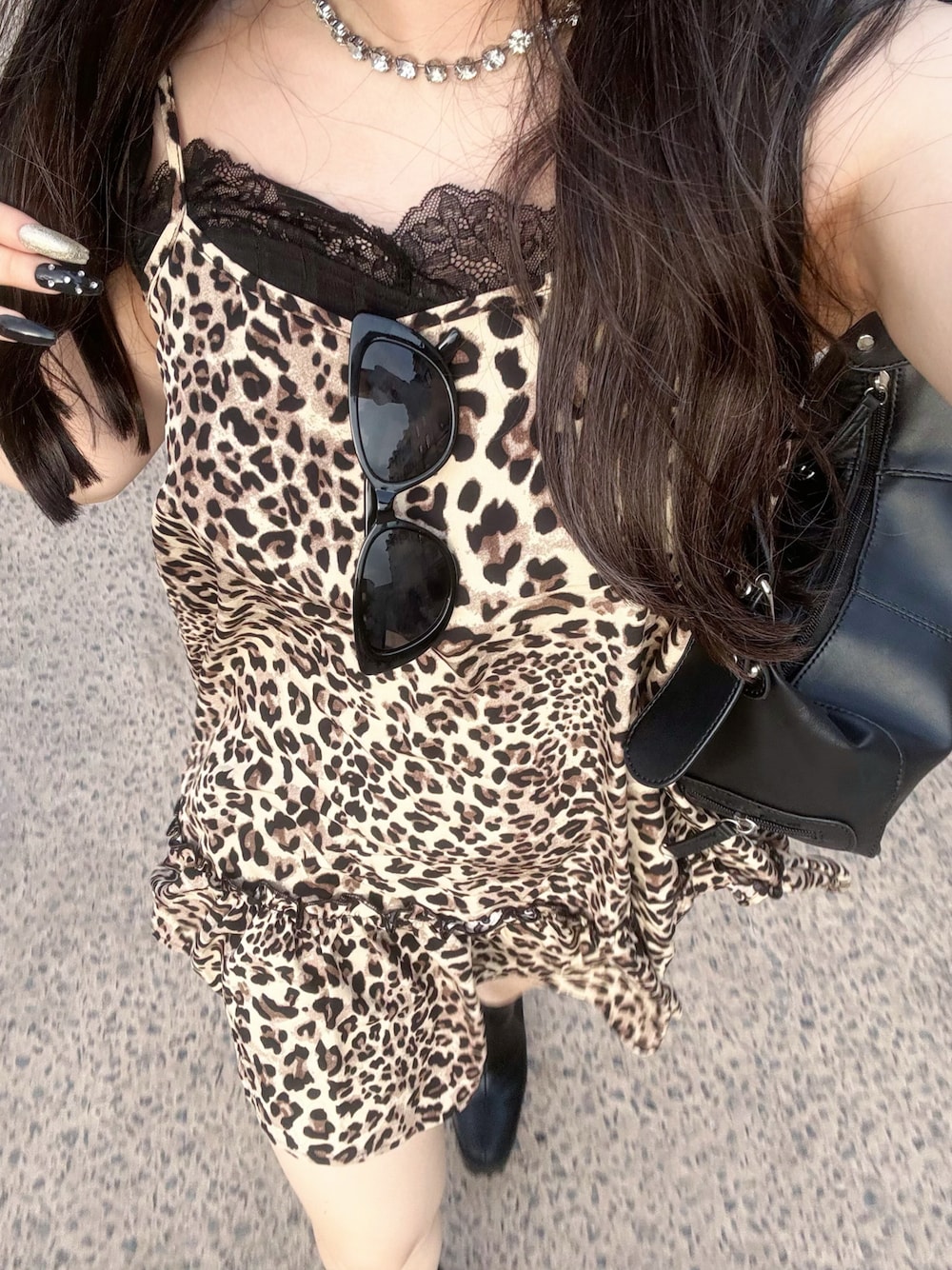 「SHEIN、プチプラコーデ、ディズニーコーデ、低身長コーデ、清楚ギャル、美容学生、未来のWEARISTAプロジェクト、おでかけコーデ、プチプラ」｜「SHEINのアイテム（キャミソール、その他）」を使った、kanonさん（骨格ストレート・レディース・150cm）の秋コーディネートの1枚目の写真