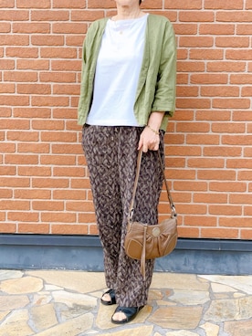 「Marc by Marc Jacobs（マークバイマークジェイコブス）のアイテム（バッグ）」を使った、myachan0502さん（レディース・159cm）の夏コーディネート