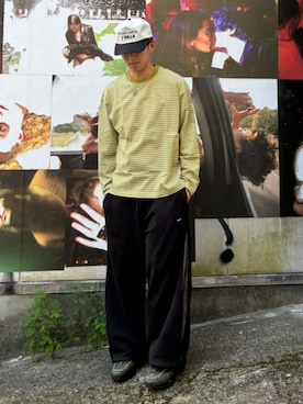 「HUF（ハフ）のアイテム」を使った、HUF JAPANさん（メンズ・168cm）の夏コーディネート