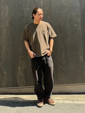 「HUF（ハフ）のアイテム（トップス）」を使った、HUF JAPANさん（メンズ・172cm）の春コーディネート