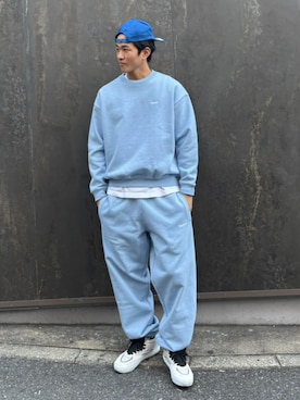 「HUF（ハフ）のアイテム」を使った、HUF JAPANさん（メンズ・180cm）の冬コーディネート