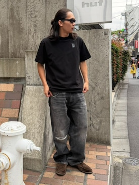 「HUF（ハフ）のアイテム」を使った、HUF JAPANさん（メンズ・172cm）の夏コーディネート