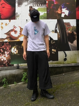 「HUF（ハフ）のアイテム」を使った、HUF JAPANさん（メンズ・176cm）の夏コーディネート