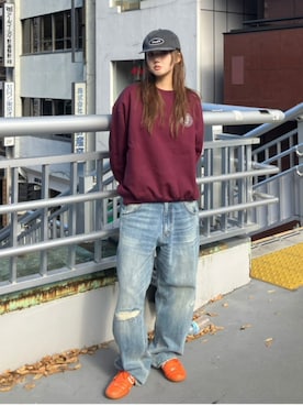 「ストリートファッション」｜HUF JAPANさん（レディース・168cm）の秋コーディネート