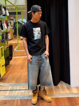 「HUF（ハフ）のアイテム」を使った、HUF JAPANさん（メンズ・172cm）の春コーディネート