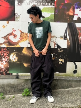 「HUF（ハフ）のアイテム」を使った、HUF JAPANさん（メンズ・175cm）の夏コーディネート