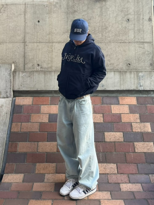 MANHATTAN FULL ZIP HOODIE（パーカー）｜HUF（ハフ）のファッション