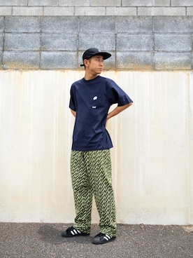 「HUF（ハフ）のアイテム（帽子）」を使った、HUF JAPANさん（メンズ・165cm）の夏コーディネート