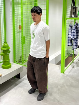 「HUF（ハフ）のアイテム」を使った、HUF JAPANさん（メンズ・171cm）の夏コーディネート