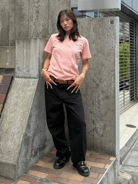「HUF（ハフ）のアイテム」を使った、HUF JAPANさん（レディース・163cm）の夏コーディネート
