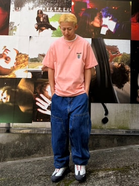 「HUF（ハフ）のアイテム」を使った、HUF JAPANさん（メンズ・168cm）の春コーディネート