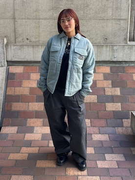 HUF JAPANさん（レディース・163cm）の冬コーディネート