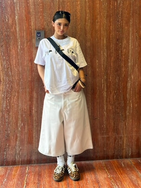 「HUF（ハフ）のアイテム」を使った、HUF JAPANさん（レディース・150cm）の夏コーディネート