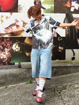 「HUF（ハフ）のアイテム」を使った、HUF JAPANさん（メンズ・176cm）の夏コーディネート