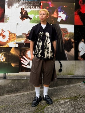 「HUF（ハフ）のアイテム」を使った、HUF JAPANさん（メンズ・168cm）の春コーディネート