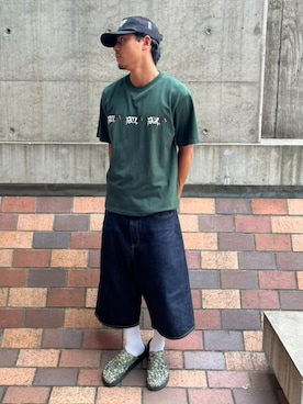 「HUF（ハフ）のアイテム」を使った、HUF JAPANさん（メンズ・171cm）の夏コーディネート