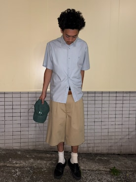 「HUF（ハフ）のアイテム」を使った、HUF JAPANさん（メンズ・175cm）の夏コーディネート