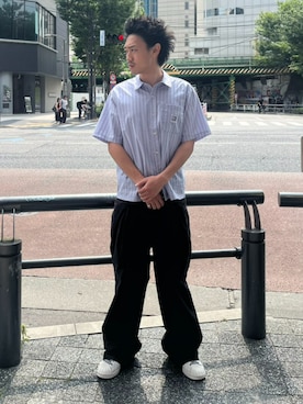 「HUF（ハフ）のアイテム」を使った、HUF JAPANさん（メンズ・175cm）の夏コーディネート