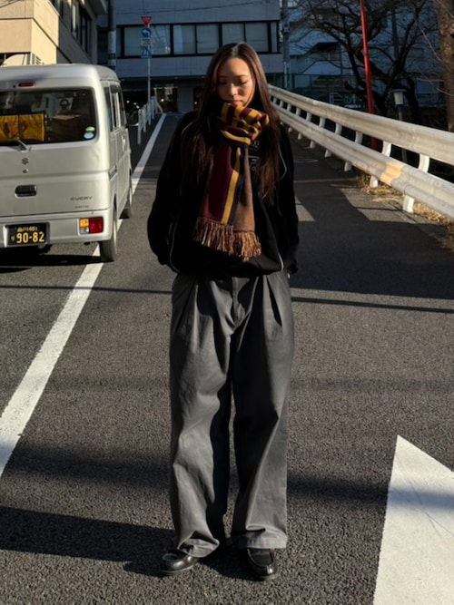 HUF（ハフ） マフラー HUF WORLDWIDE SCARF メンズ レディース