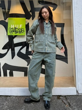HUF JAPANさん（レディース・170cm）の冬コーディネート