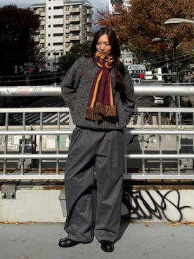 「ストリートファッション」｜HUF JAPANさん（レディース・170cm）の秋コーディネート