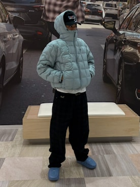 「HUF（ハフ）のアイテム」を使った、HUF JAPANさん（メンズ・170cm）の秋コーディネート