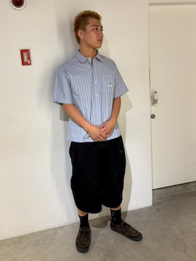 「HUF（ハフ）のアイテム」を使った、HUF JAPANさん（メンズ・176cm）の夏コーディネート