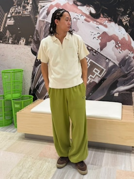 「HUF（ハフ）のアイテム」を使った、HUF JAPANさん（メンズ・172cm）の夏コーディネート