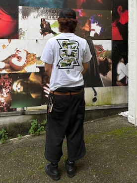 「HUF（ハフ）のアイテム」を使った、HUF JAPANさん（メンズ・176cm）の夏コーディネート