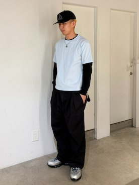 「HUF（ハフ）のアイテム（トップス）」を使った、HUF JAPANさん（メンズ・168cm）の春コーディネート