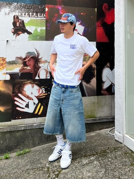 「HUF（ハフ）のアイテム」を使った、HUF JAPANさん（メンズ・171cm）の春コーディネート