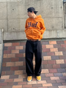 「ストリートファッション」｜HUF JAPANさん（メンズ・171cm）の秋コーディネート