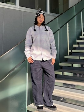 HUF JAPANさん（レディース・166cm）の冬コーディネート