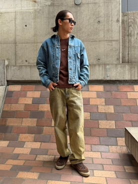 「HUF（ハフ）のアイテム」を使った、HUF JAPANさん（メンズ・172cm）の春コーディネート