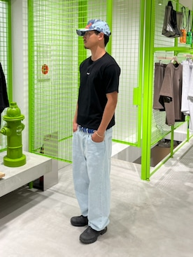 「HUF（ハフ）のアイテム」を使った、HUF JAPANさん（メンズ・171cm）の夏コーディネート