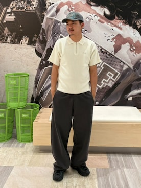 「HUF（ハフ）のアイテム」を使った、HUF JAPANさん（メンズ・170cm）の夏コーディネート