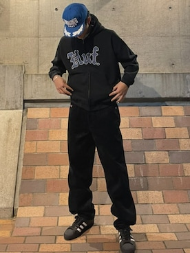 「ストリートファッション」｜HUF JAPANさん（メンズ・180cm）の秋コーディネート