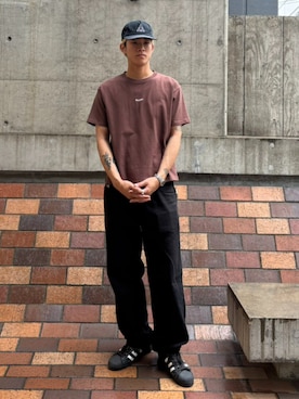 「HUF（ハフ）のアイテム（トップス）」を使った、HUF JAPANさん（メンズ・180cm）の春コーディネート