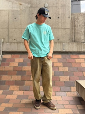 「HUF（ハフ）のアイテム」を使った、HUF JAPANさん（メンズ・172cm）の春コーディネート