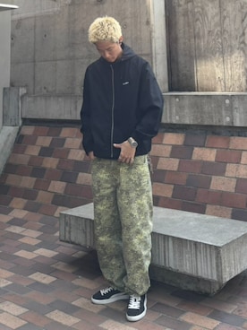 HUF JAPANさん（メンズ・180cm）の春コーディネート